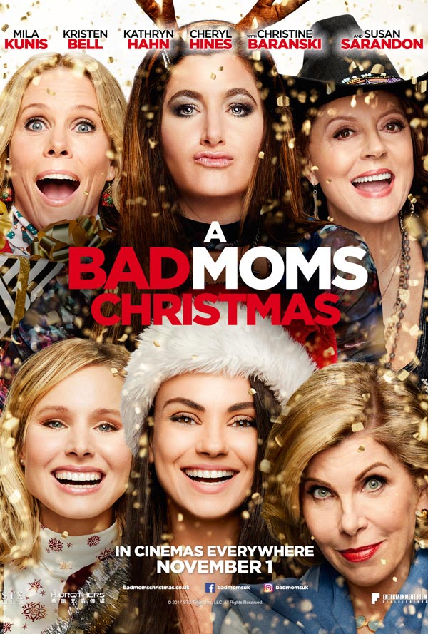 bad moms, bad moms christmas, comedy, kristen bell, kathryn , wanda sykes, mila kunis,