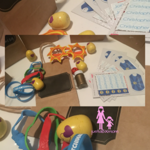class gift bags, goody bags, mabel's labels, hatchimals